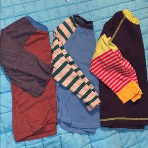 Lot of three long sleeved cotton shirts